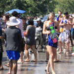 Songkran Festival in Thailand water fight